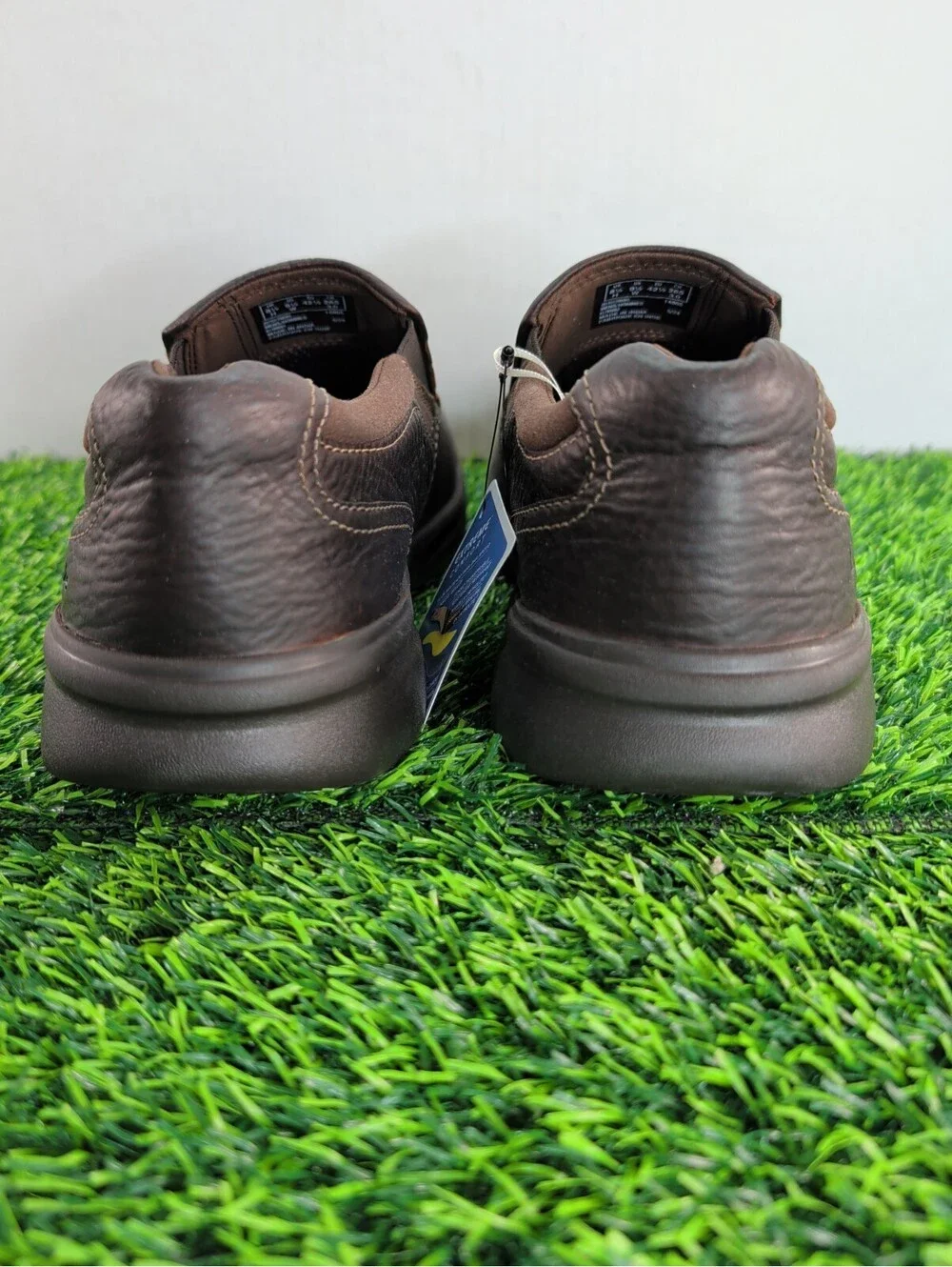 Clarks Mens Bradley Step Brown Leather Casual  Shoes Men's 9.5W